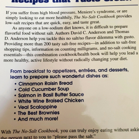 The No-Salt cookbook - Picture 2 of 5